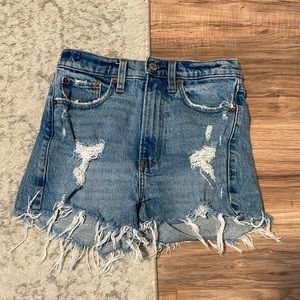 High Rise Mom Shorts